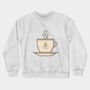 A minimalist  coffee cup Crewneck Sweatshirt